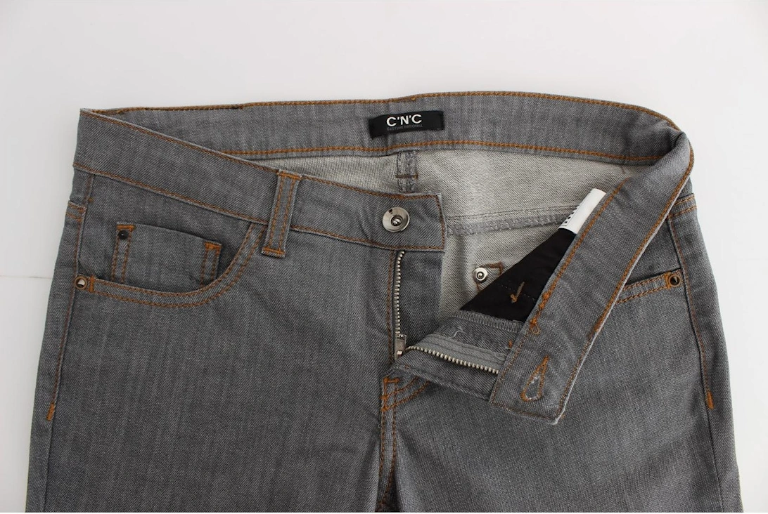 Grey Straight Jeans Women - Gray Jeans