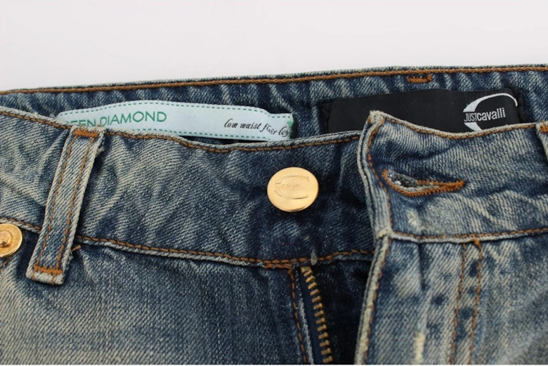 Distressed Jeans Ripped Style Women - Blue Jeans