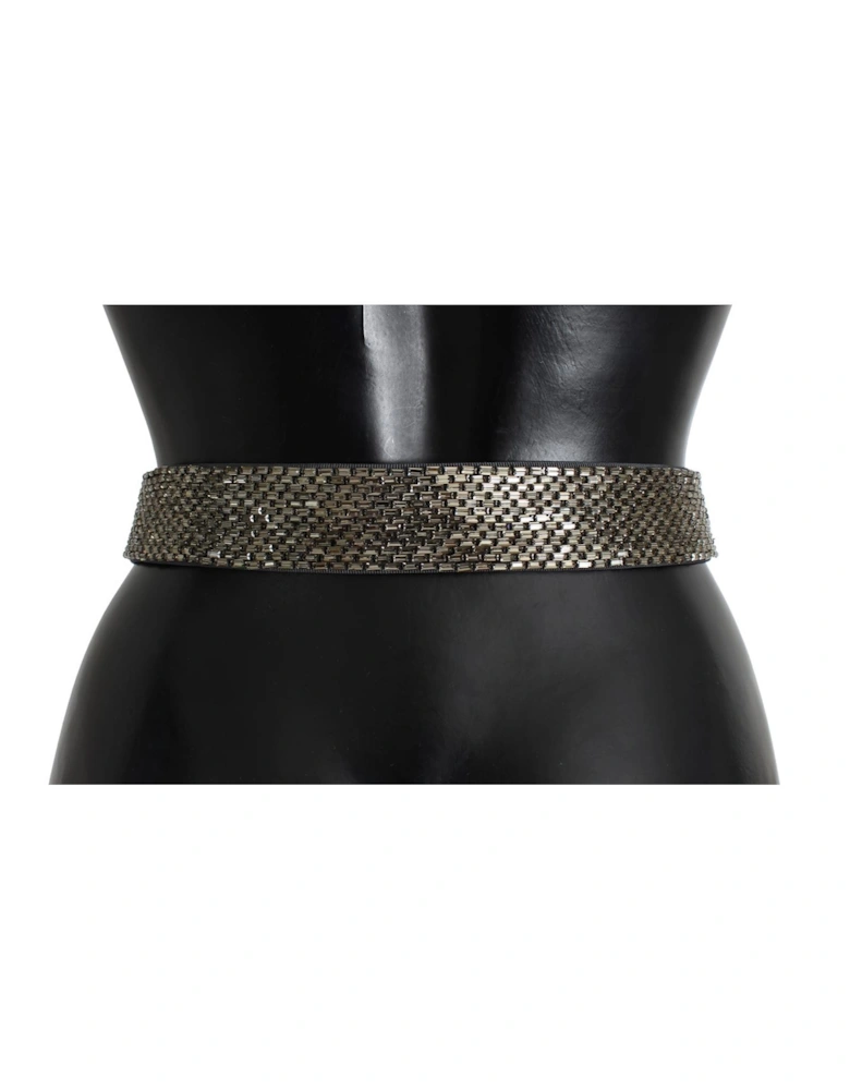 Dolce Gabbana Embellished Belt Women - Gray