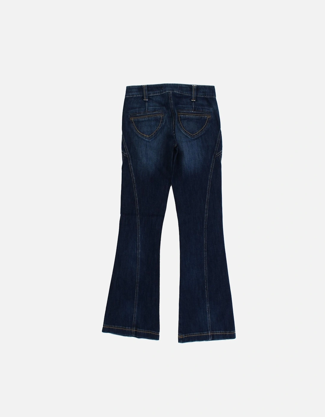 Jeans Flare Leg Relaxed Fit Women - Blue Jeans