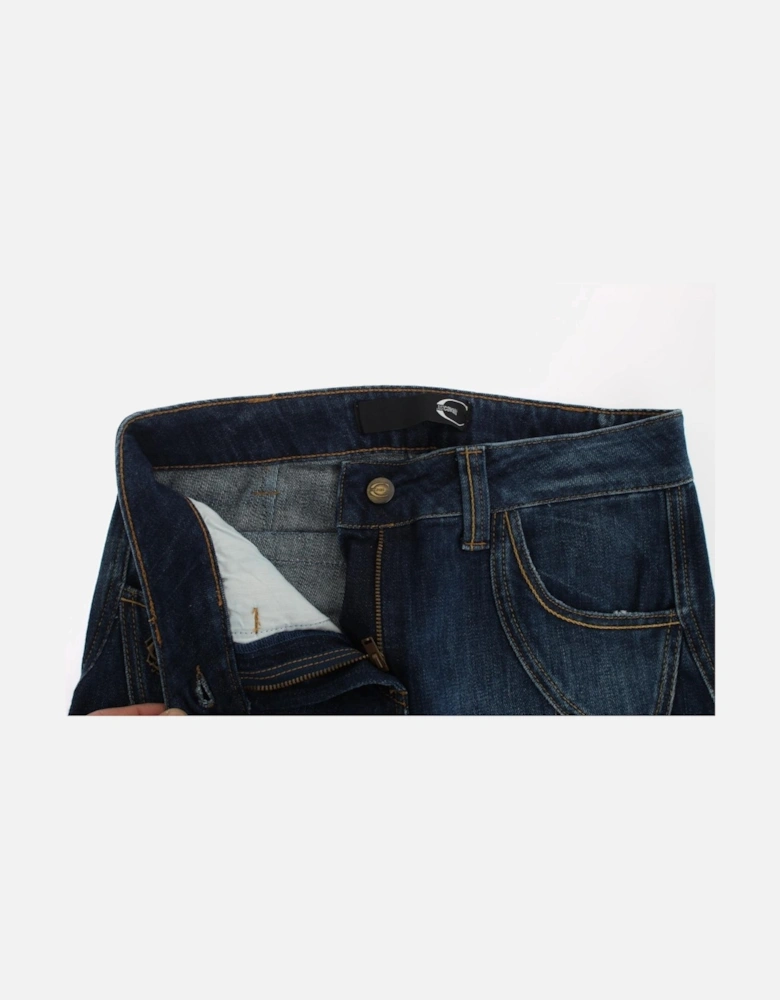 Jeans Flare Leg Relaxed Fit Women - Blue Jeans