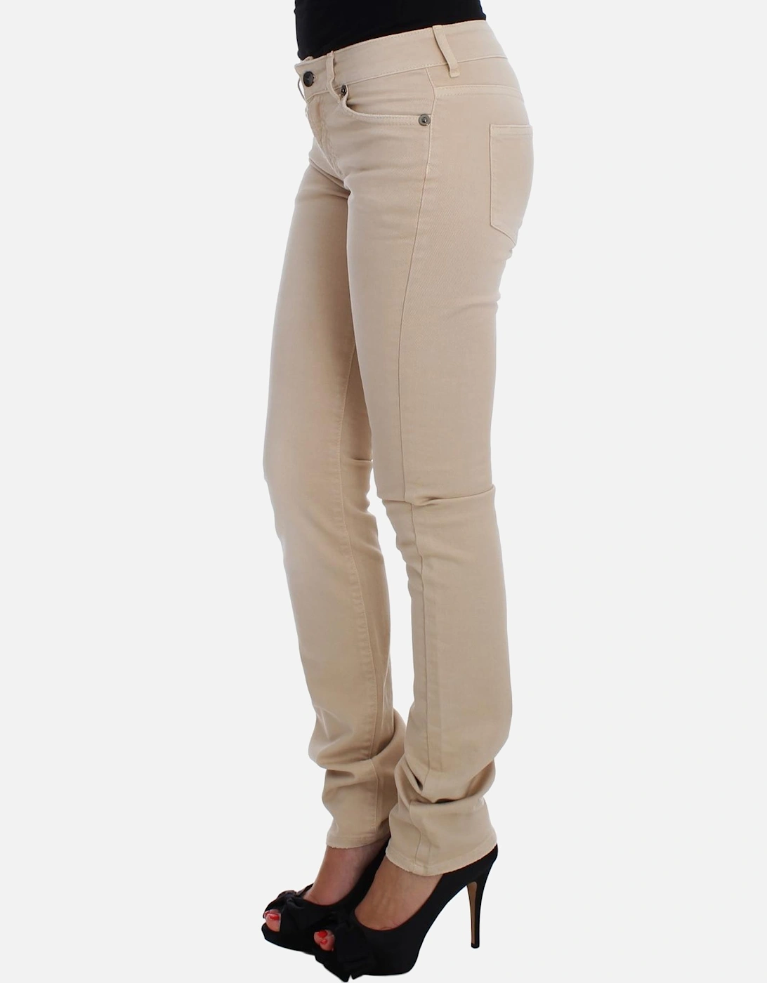 Jeans Casual Style Women - Beige Jeans