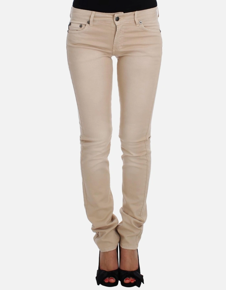 Jeans Casual Style Women - Beige Jeans