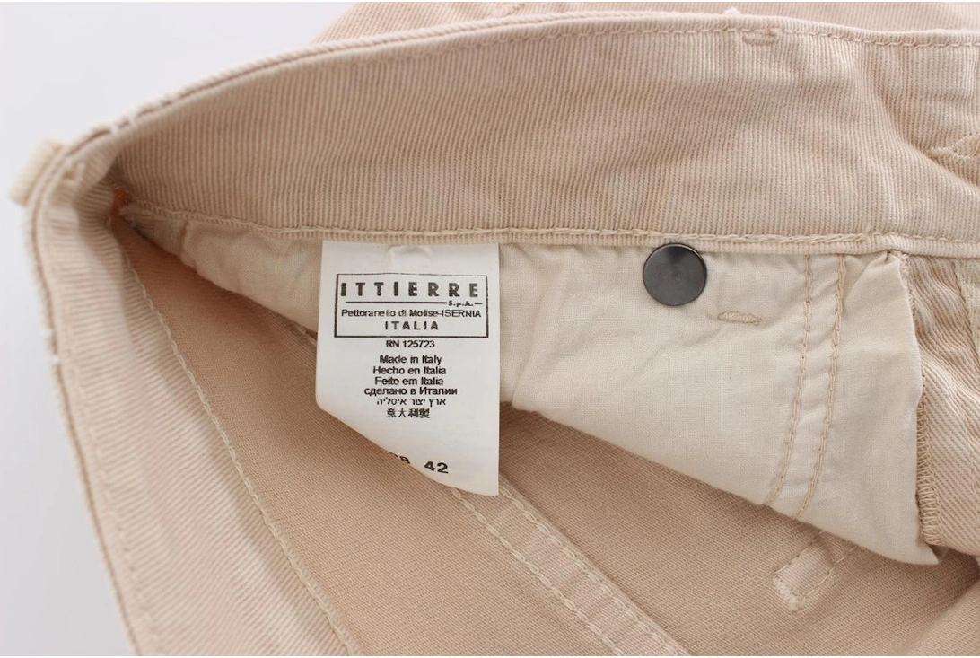 Jeans Casual Style Women - Beige Jeans