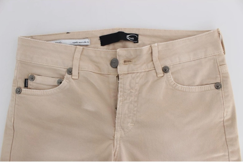 Jeans Casual Style Women - Beige Jeans
