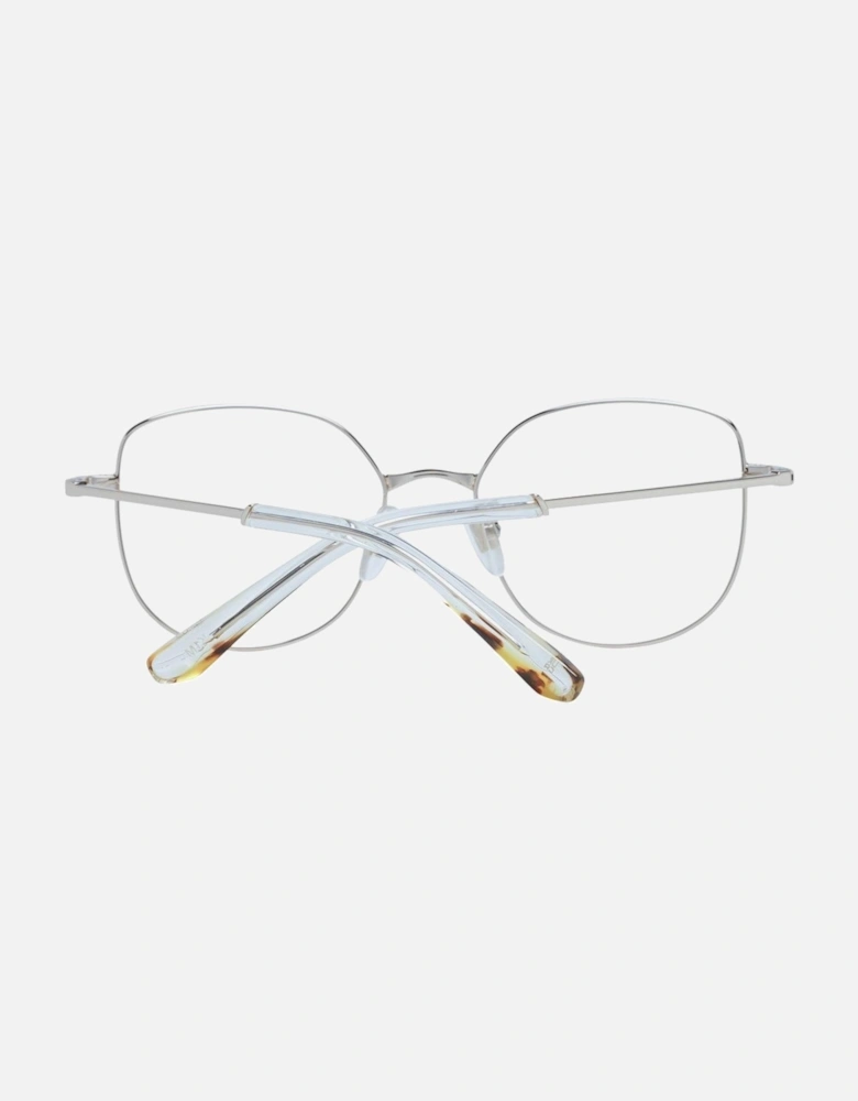 Silver Square Stainless Steel Frame with Demo Glasses Women