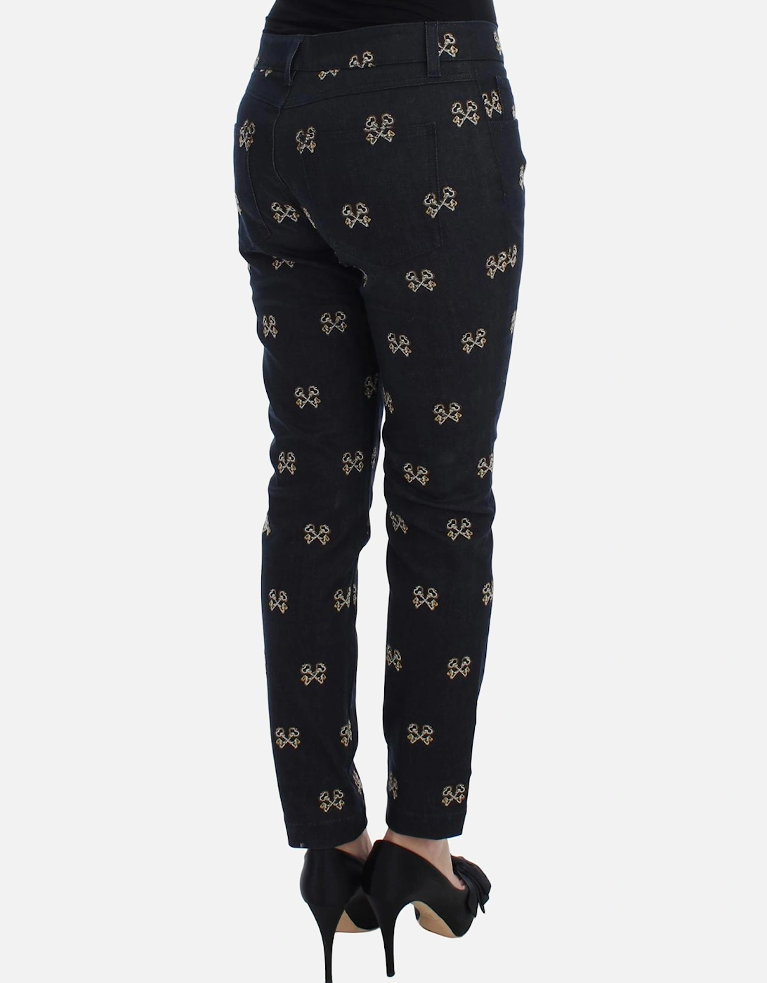 Key Print SlimFit Jeans Women - Blue Jeans