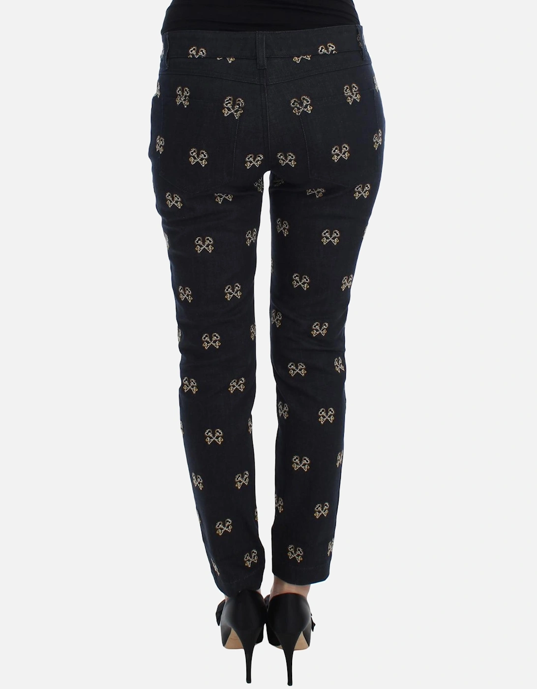 Key Print SlimFit Jeans Women - Blue Jeans