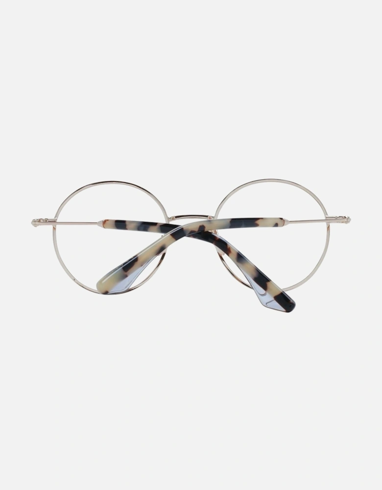 Black Panto Style Stainless Steel Glasses with Demo Lenses Women