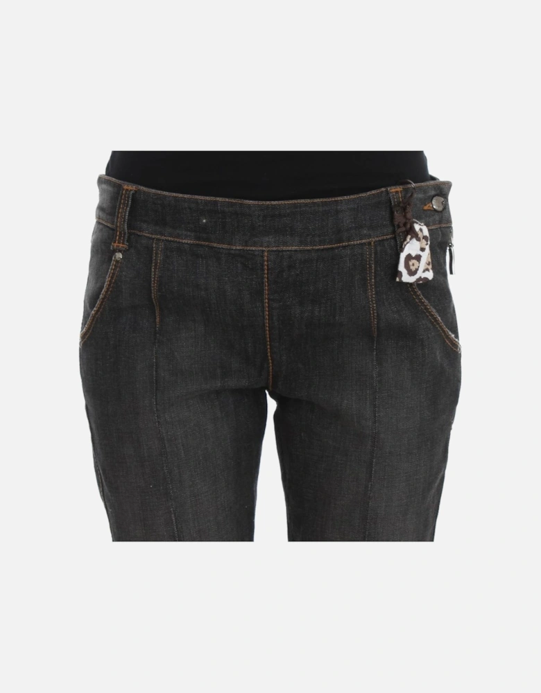 Straight Leg Jeans Women - Gray Jeans