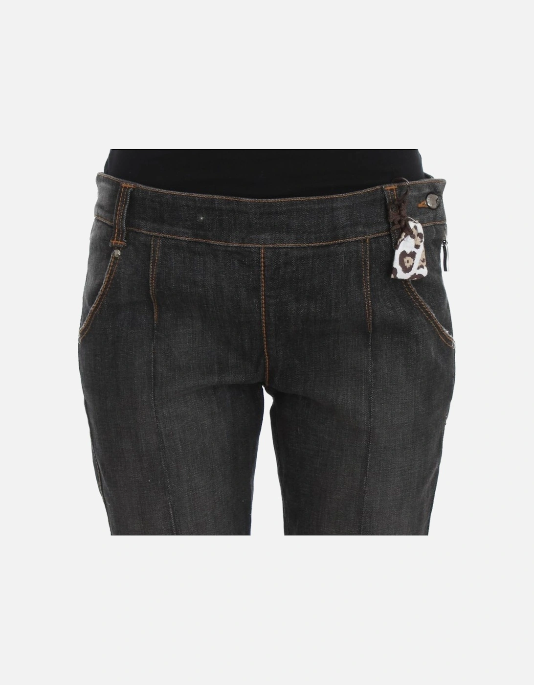 Straight Leg Jeans Women - Gray Jeans