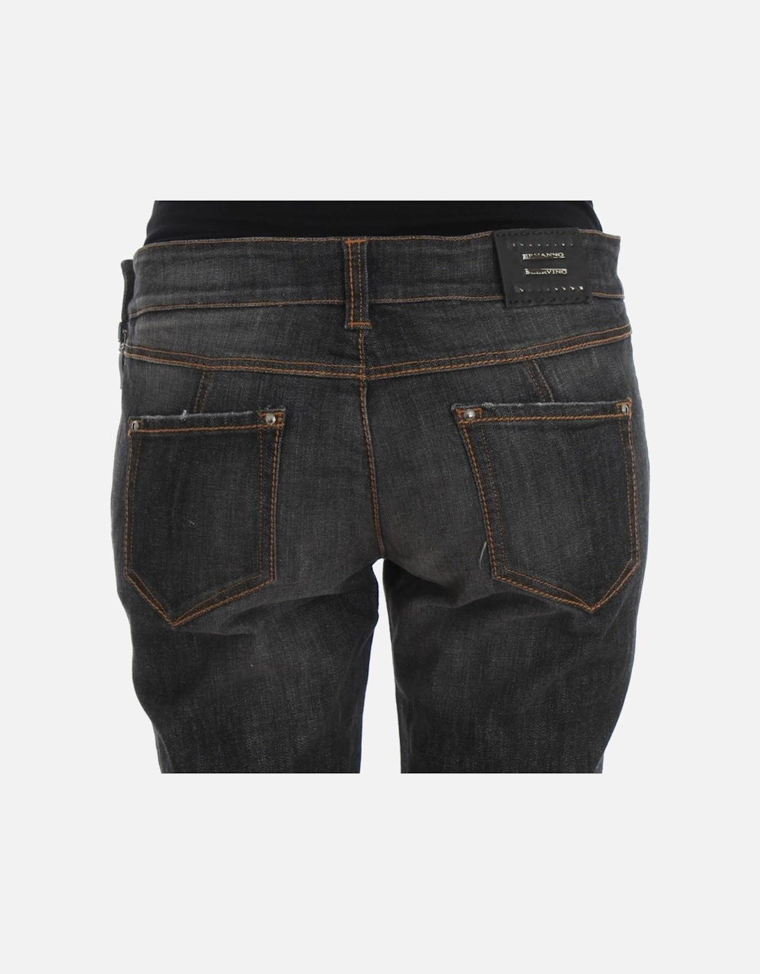 Straight Leg Jeans Women - Gray Jeans