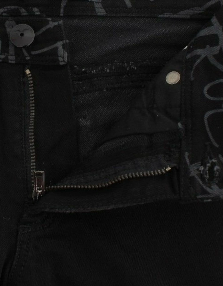 Jeans Distressed Design Women - Black Jeans