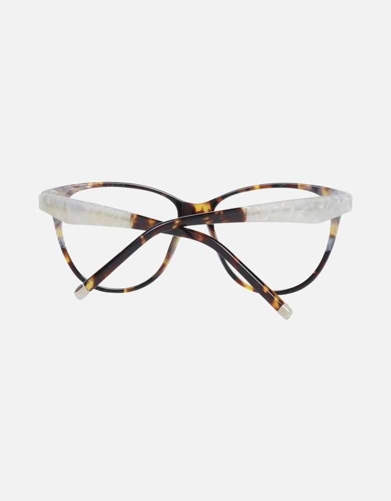 Brown Acetate Oval Glasses with Demo Lenses - 54-15-140 Women Frames