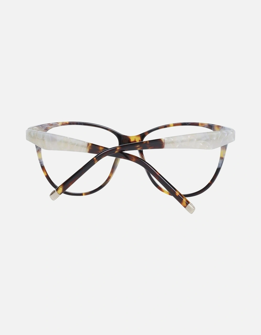 Brown Acetate Oval Glasses with Demo Lenses - 54-15-140 Women Frames
