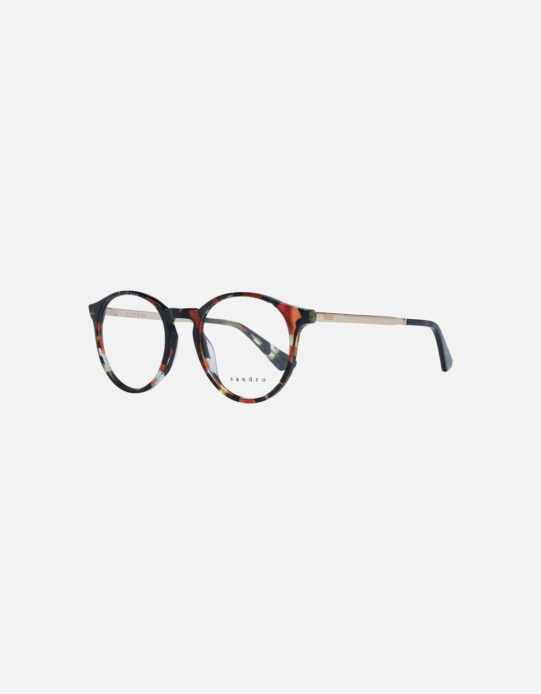 Brown Acetate Round Glasses with Demo Lenses Women Frames, 4 of 3