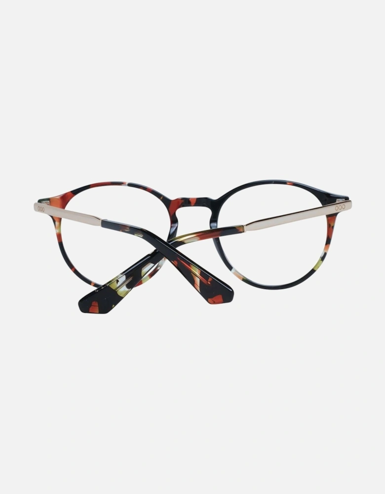 Brown Acetate Round Glasses with Demo Lenses Women Frames