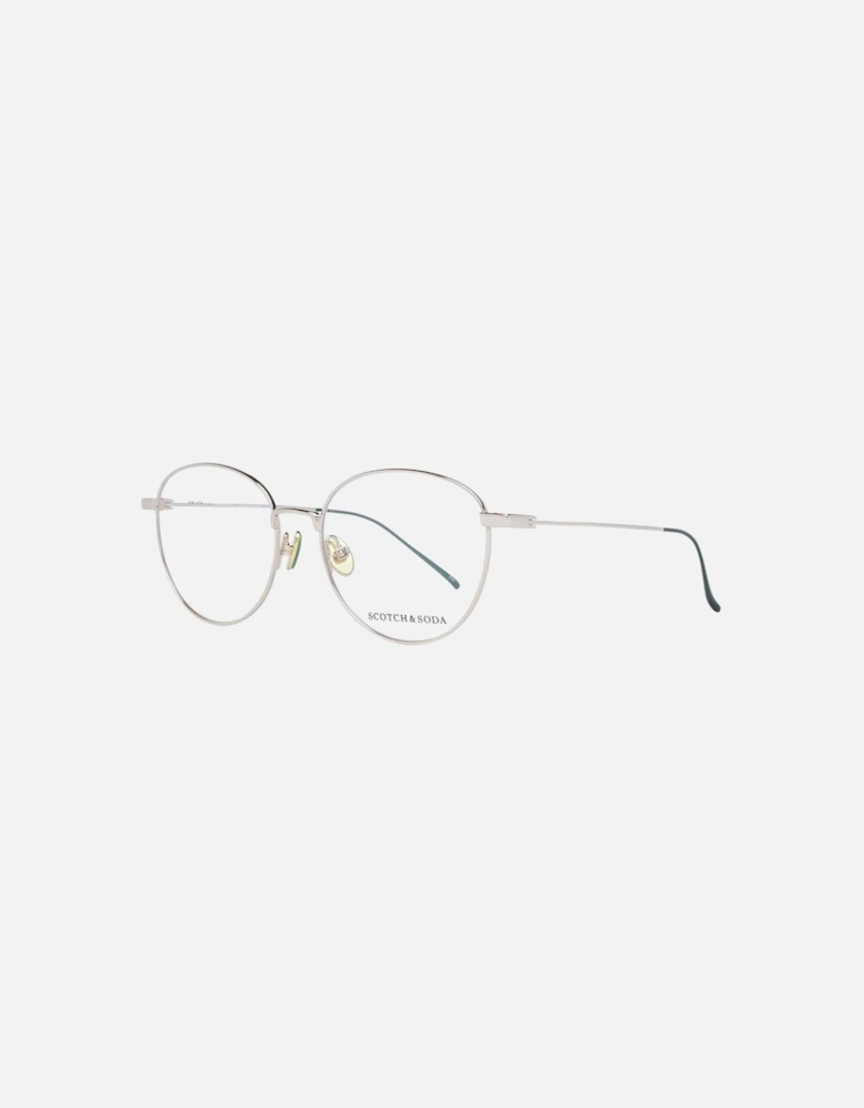 Gold Round Frame Demo Glasses Women