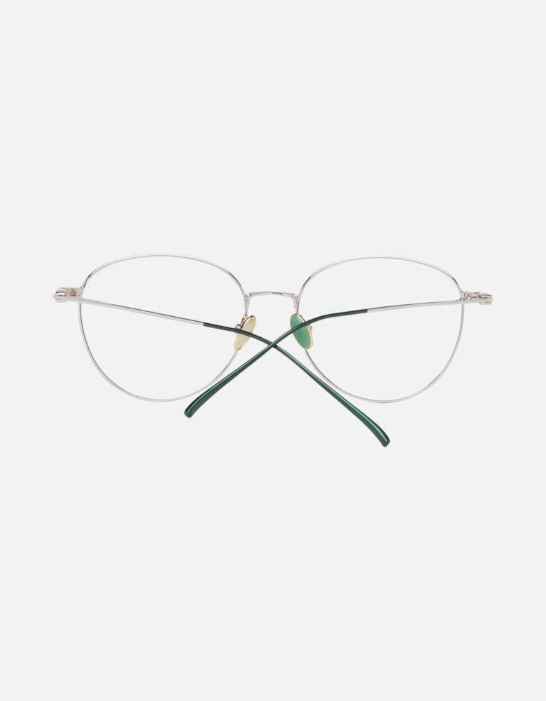 Gold Round Frame Demo Glasses Women