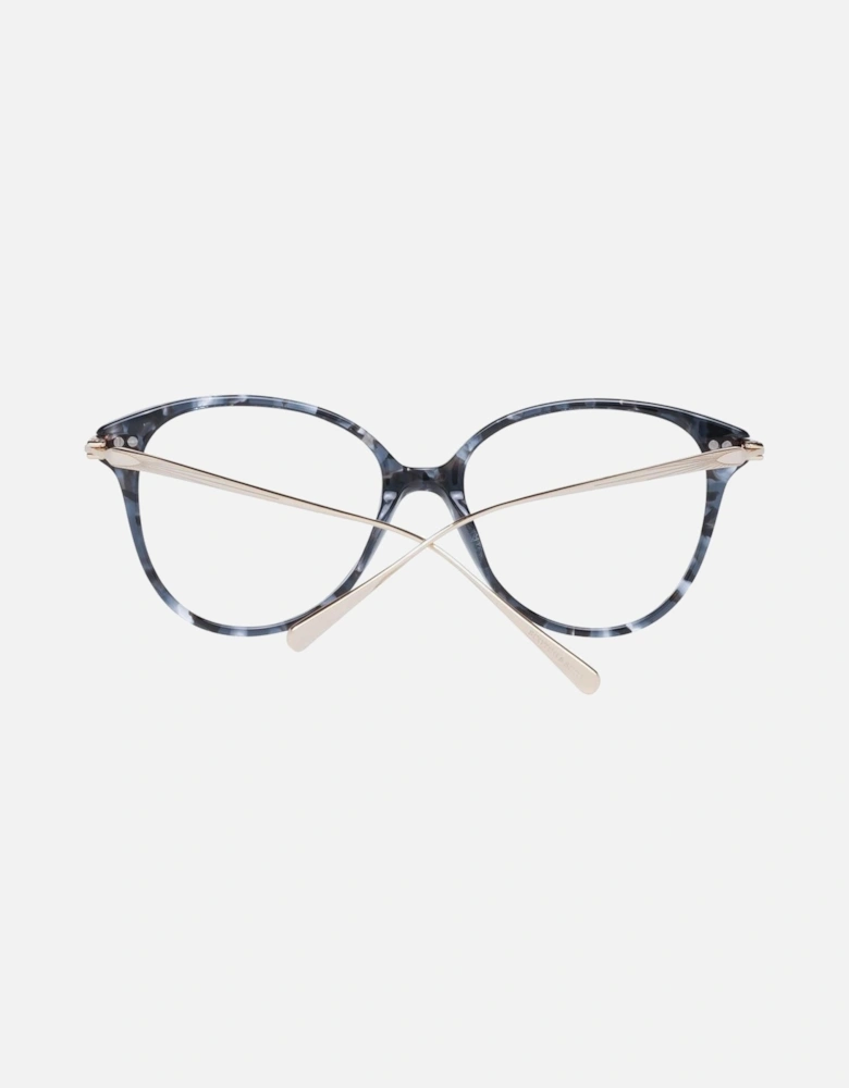 Black Acetate Round Glasses with Demo Lenses Women Frames