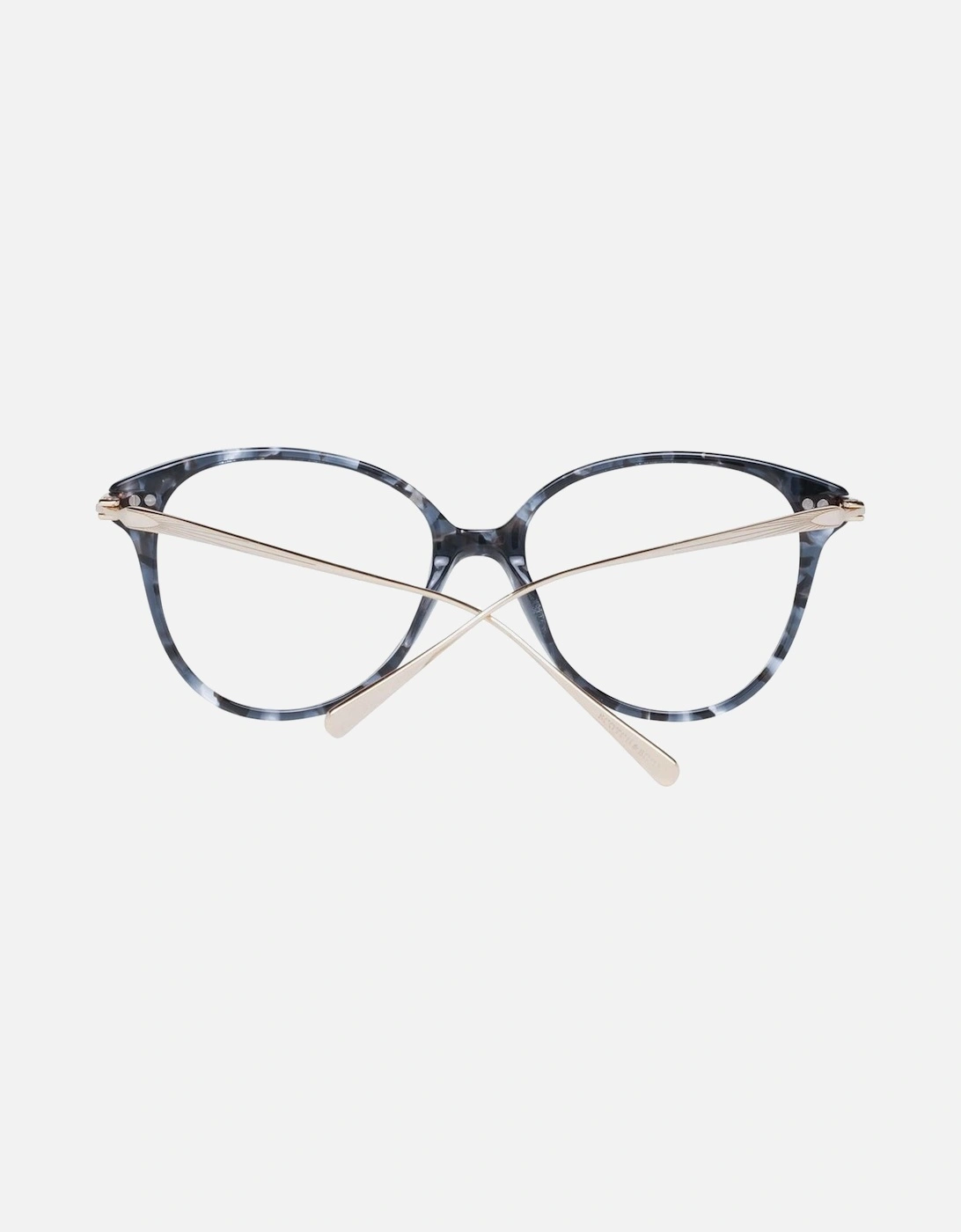 Black Acetate Round Glasses with Demo Lenses Women Frames