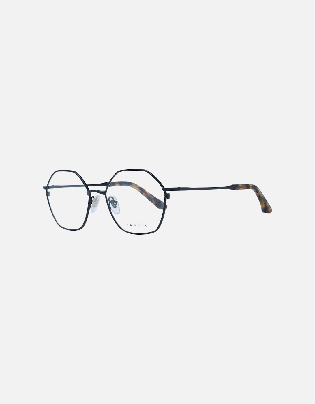 Black Stainless Steel Full-Rim Glasses with Demo Lenses and Branded, 4 of 3