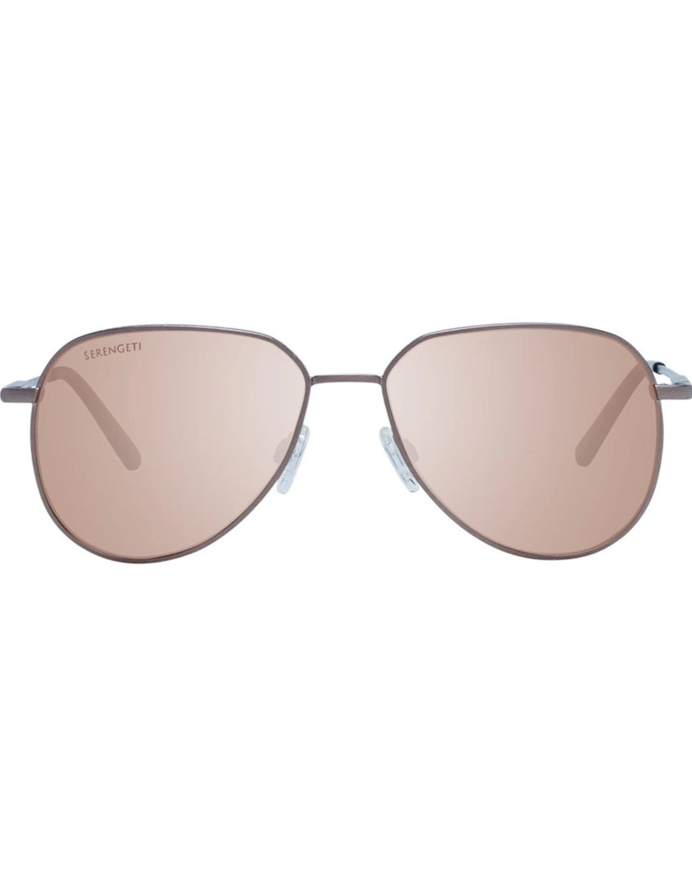 Bronze Round Sunglasses with 100% UVA & UVB Protection Unisex