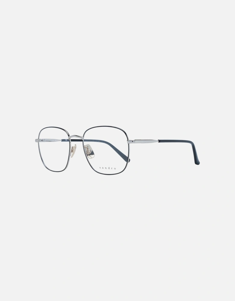 Black Stainless Steel Square Frame Glasses Women