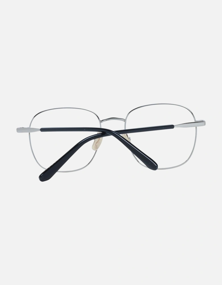 Black Stainless Steel Square Frame Glasses Women