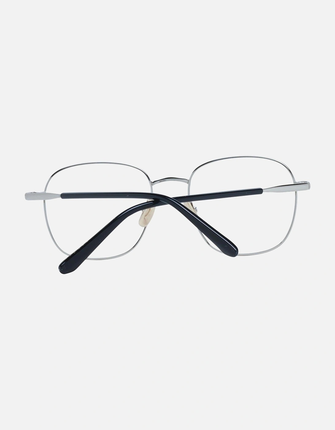Black Stainless Steel Square Frame Glasses Women