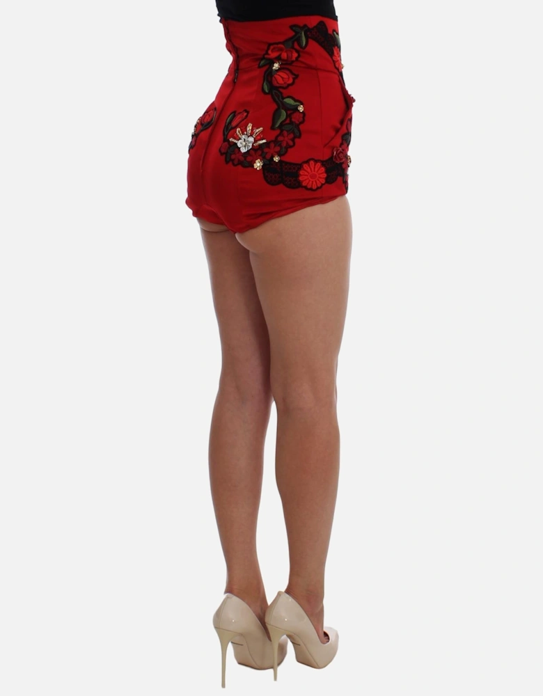 Dolce Gabbana Shorts Embroidered HighWaisted Women