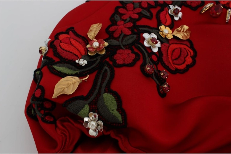 Dolce Gabbana Floral Embroidered Shorts HighWaist Women