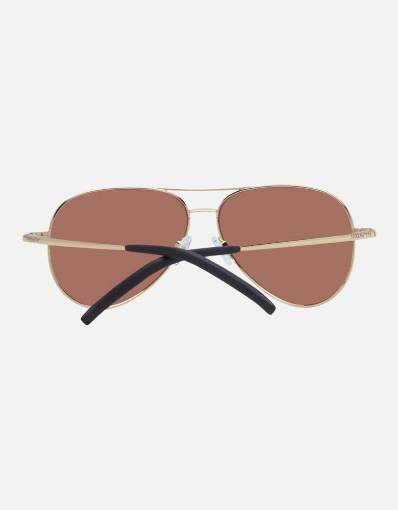 Gold Aviator Sunglasses with 100% UVA & UVB Protection Unisex