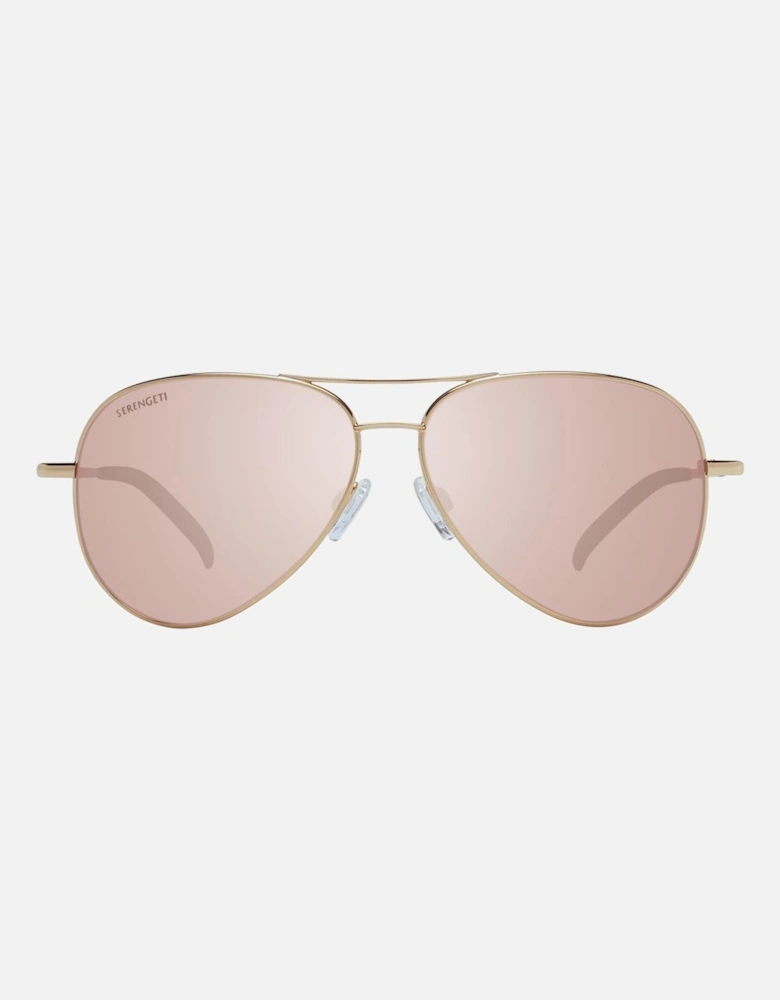 Gold Aviator Sunglasses with 100% UVA & UVB Protection Unisex