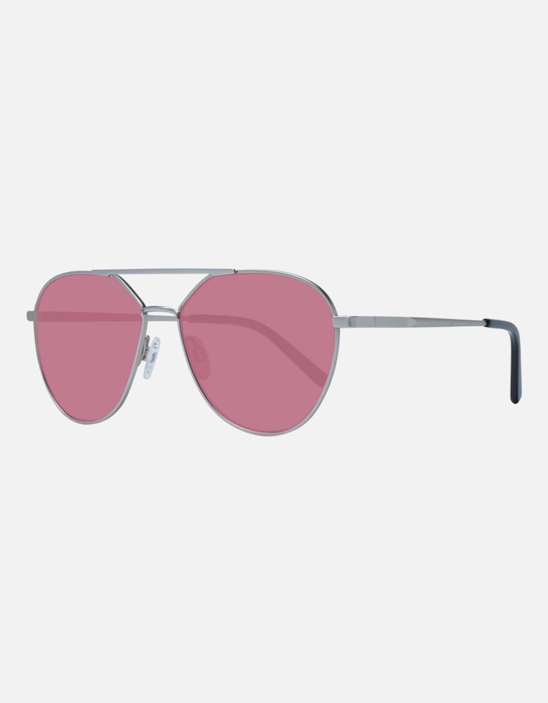 Silver Aviator Sunglasses with Photochromatic Lenses Unisex