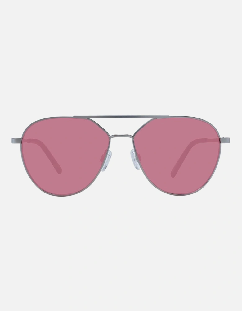 Silver Aviator Sunglasses with Photochromatic Lenses Unisex
