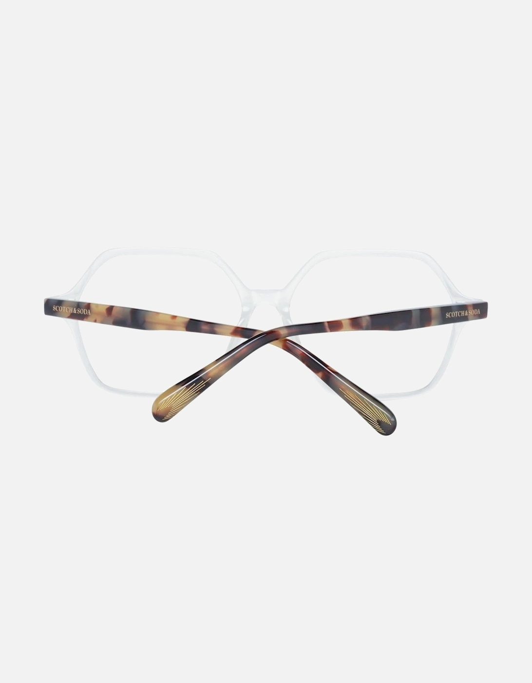 Transparent Square Frame Glasses with Demo Lenses Women