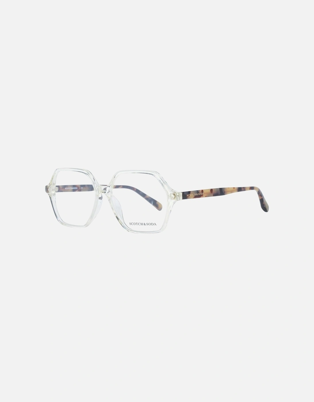 Transparent Square Frame Glasses with Demo Lenses Women, 4 of 3