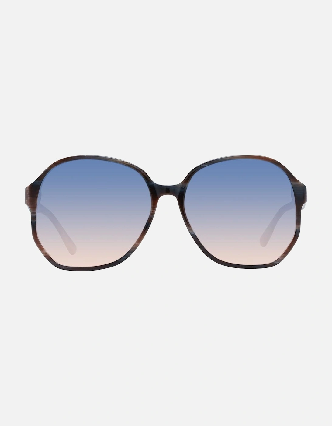 Brown Butterfly Sunglasses with Multicolor Gradient Lenses - Category