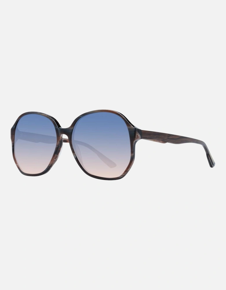 Brown Butterfly Sunglasses with Multicolor Gradient Lenses - Category
