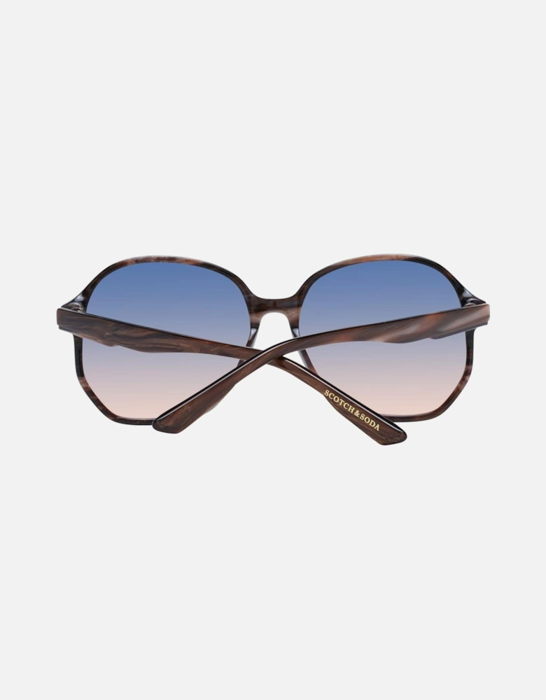 Brown Butterfly Sunglasses with Multicolor Gradient Lenses - Category