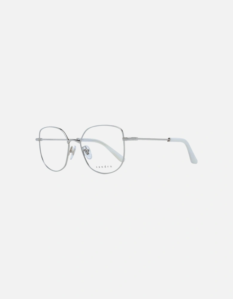 White Square Stainless Steel Eyeglasses Women Frames