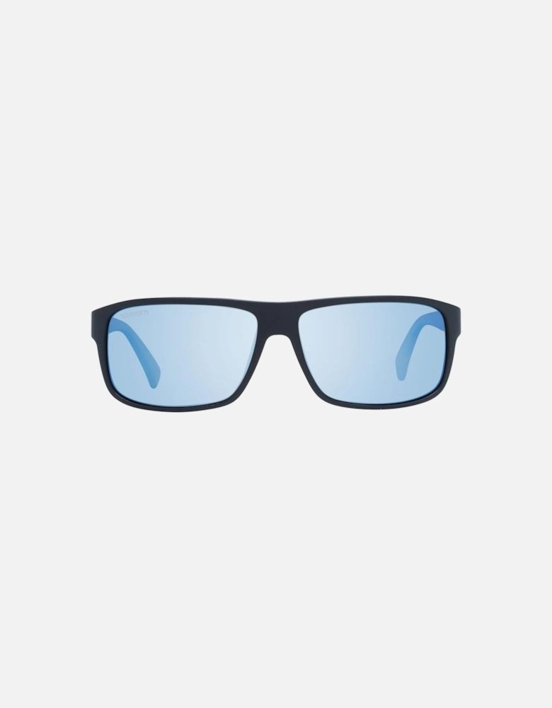 Makena Sunglasses Blue Lens Model Unisex - Black