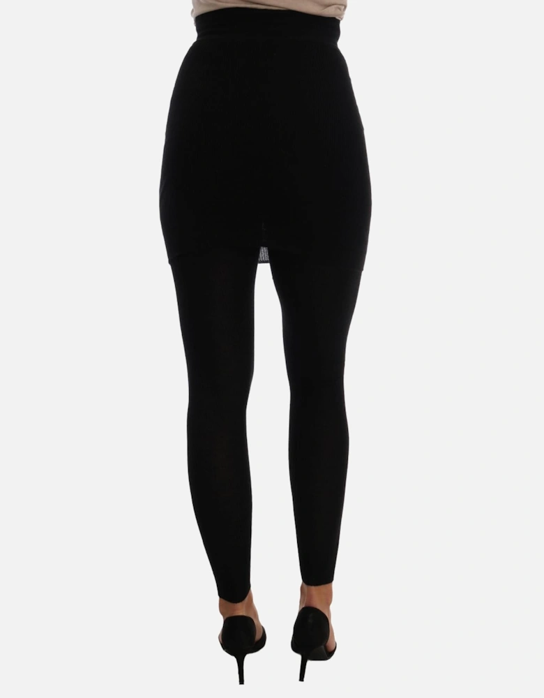 Viscose Leggings SCS209 Women - Black Pantyhose