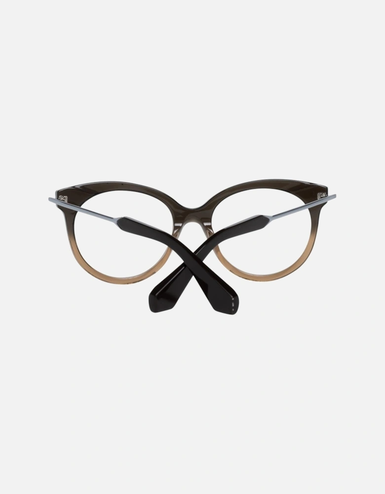 F2002 Round Eyeglae Women - Brown Frames