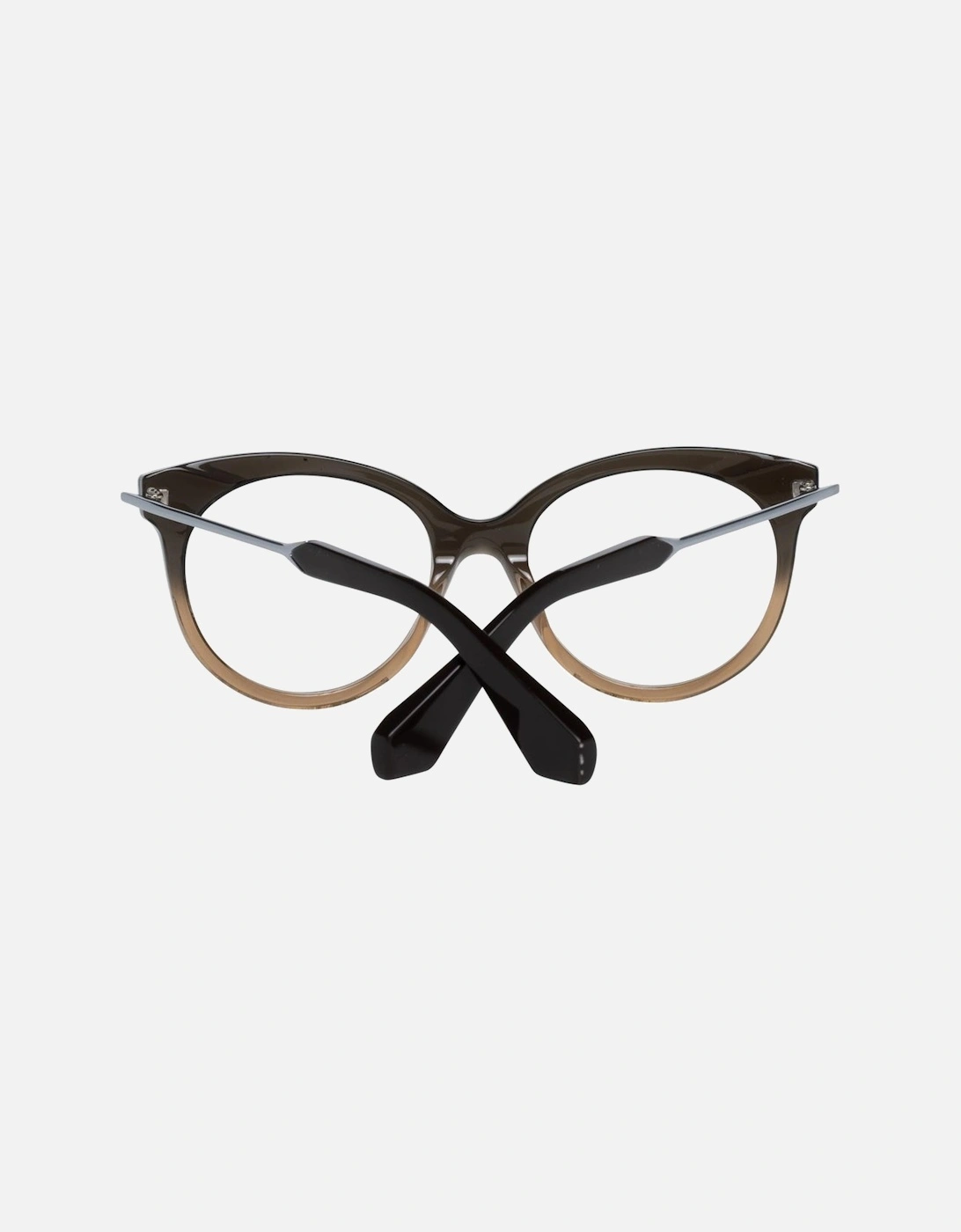 F2002 Round Eyeglae Women - Brown Frames