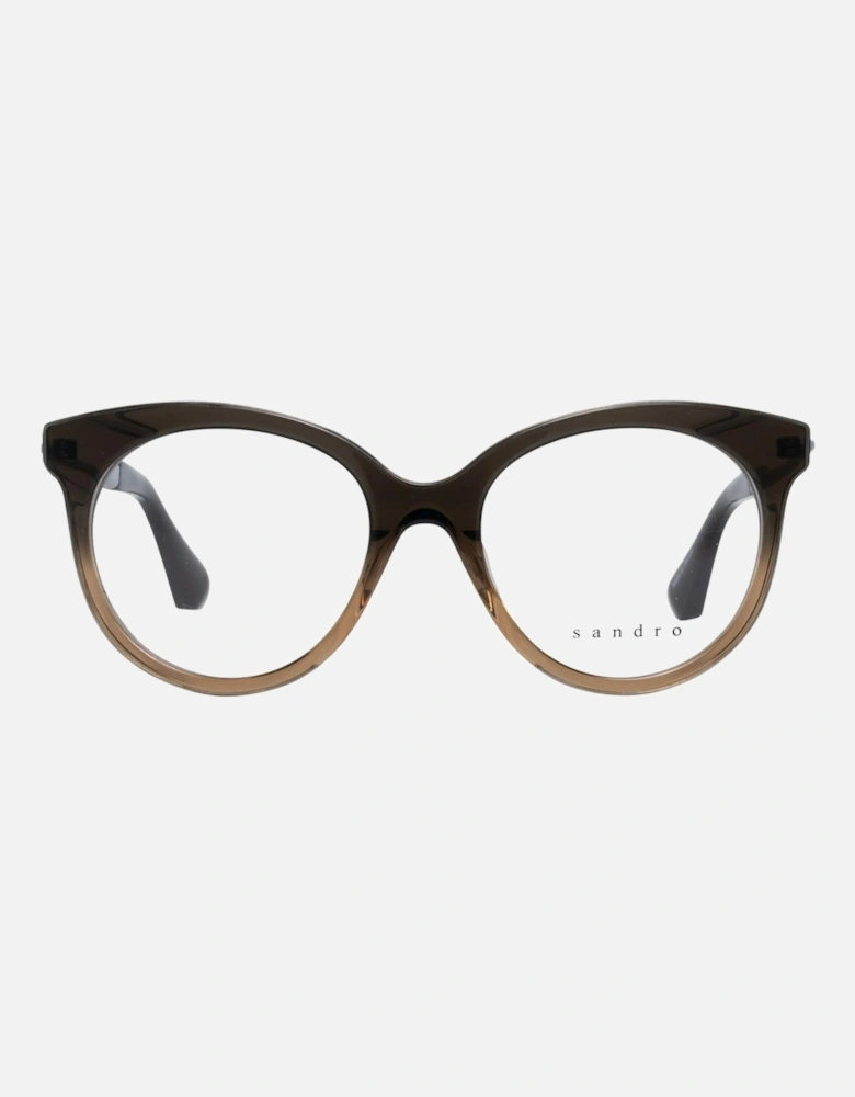 F2002 Round Eyeglae Women - Brown Frames