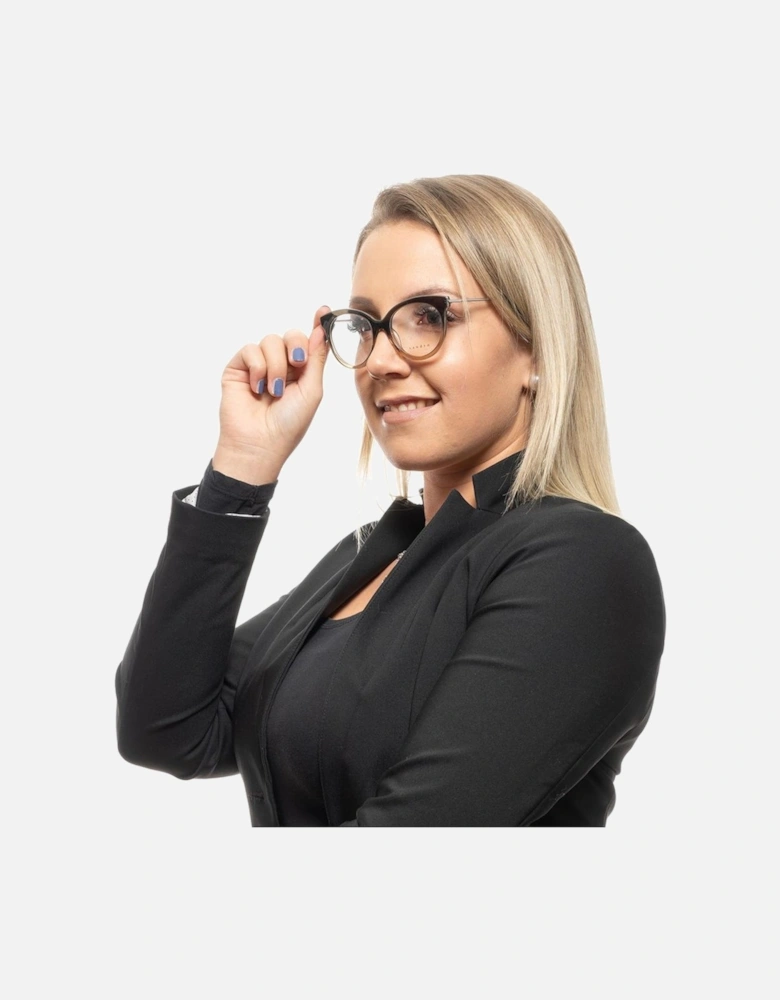 F2002 Round Eyeglae Women - Brown Frames