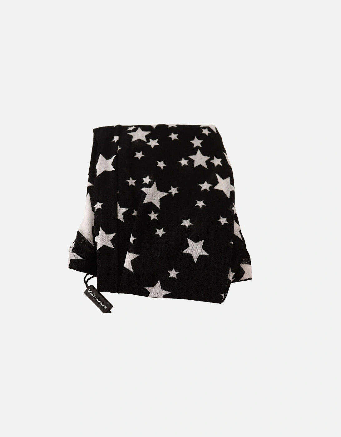 Nylon Micro Mesh Star Print Tights Women - Blackwhite Pantyhose