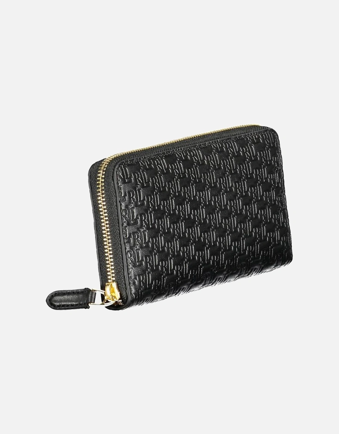 Zip-Around Wallet with Card Slots and Coin Purse Women - Black